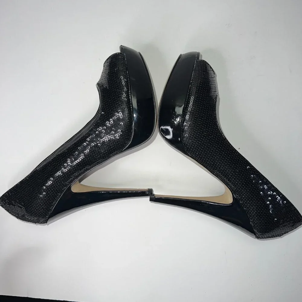ALDO Sequins Platform Heels 8